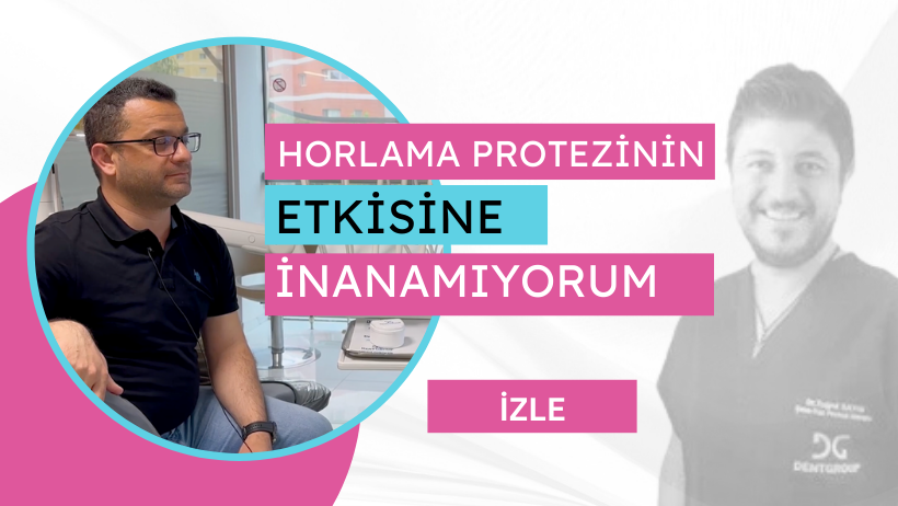 Horlama protezinin etkisine hala inanamıyorum