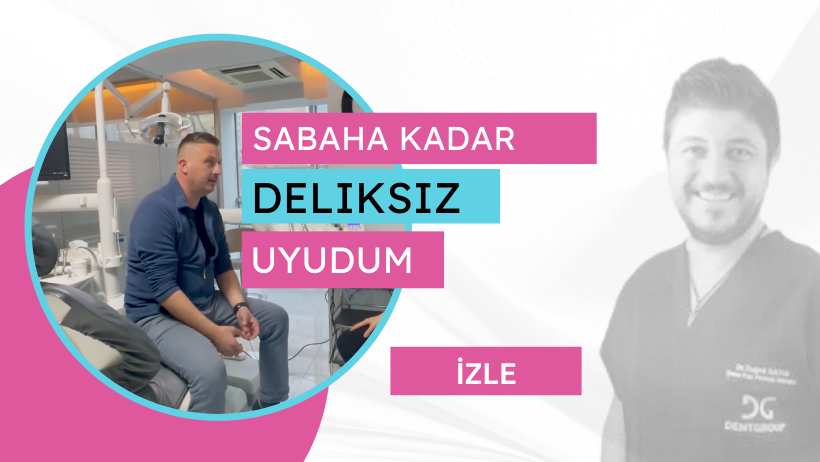 Sabaha kadar deliksiz uyudum