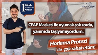 CPAP maskesi kullanmak çok zor