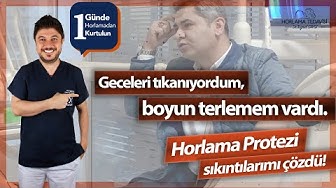 Geceleri tıkanıyordum, boyun terlemem vardı