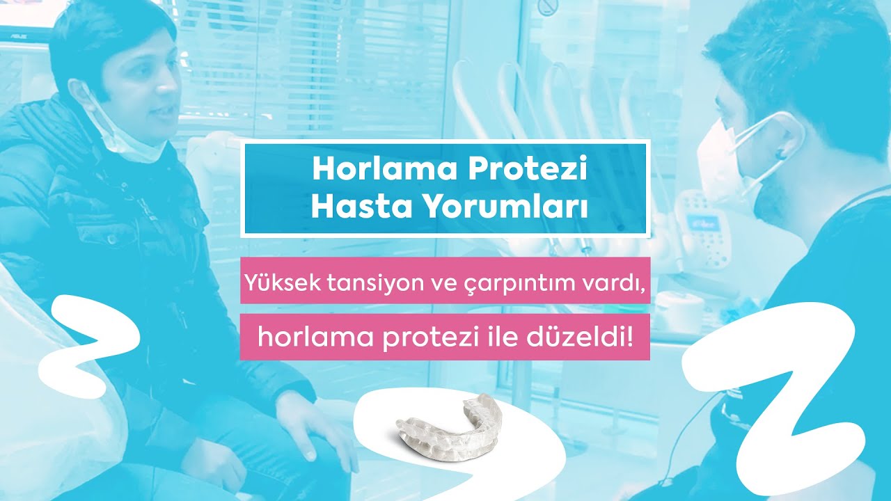 Yüksek tansiyon ve çarpın vardı, Horlama protezi ile düzeldi